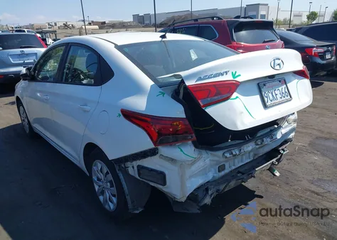 2020 Hyundai Accent Se z USA, uszkodzony, nr VIN 3KPC24A6XLE096779